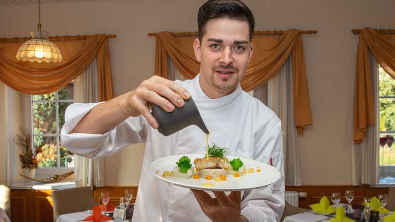 Philipp Haufe kocht im Landhotel & Restaurant zum Erbgericht in Heeselicht.