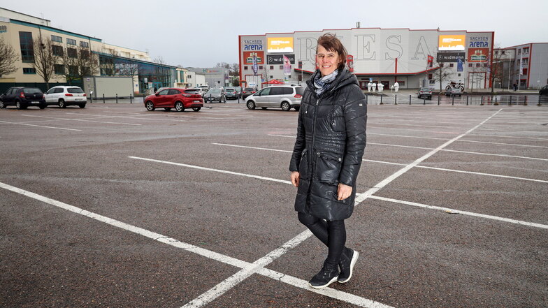 Die Parkplatz-Planerin der Sachsenarena Riesa