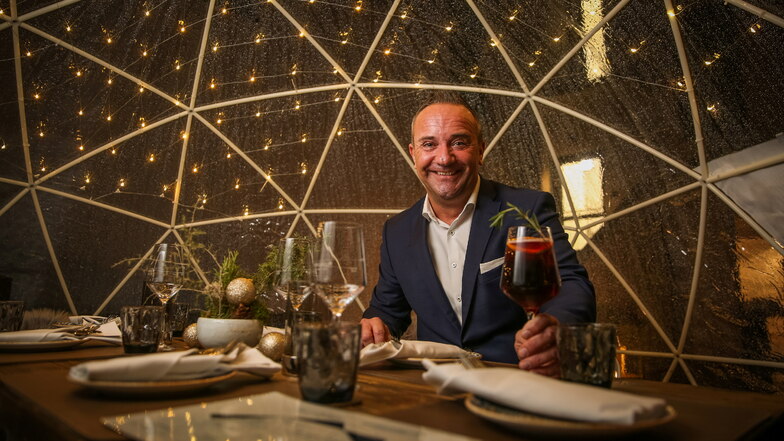 Hotelchef Florian Stühmer freut sich über die Auszeichnung des Hotelrestaurants Elb-Uferei.