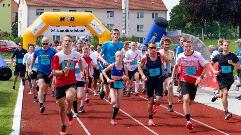 2021 fand der Landkreislauf in Roßwein statt, dieses Mal wird er in Mittweida ausgetragen.