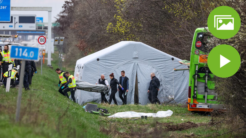 Nach Flixbus-Unfall auf der A9 bei Leipzig: Alle vier Toten identifziert