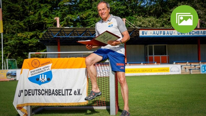 Norbert Adler ist Präsident von Aufbau Deutschbaselitz. Mit vielen Helfern organisiert er die Jubiläumsfestlichkeiten zum 120-jährigen Bestehen des Vereins.