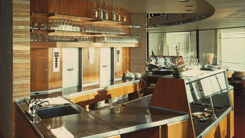 Die einstige Einrichtung des Restaurants. Foto. SZ Archiv