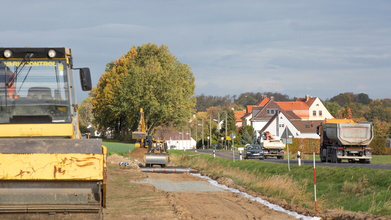Radwegbau zwischen Kamenz und Elstra ist gestartet