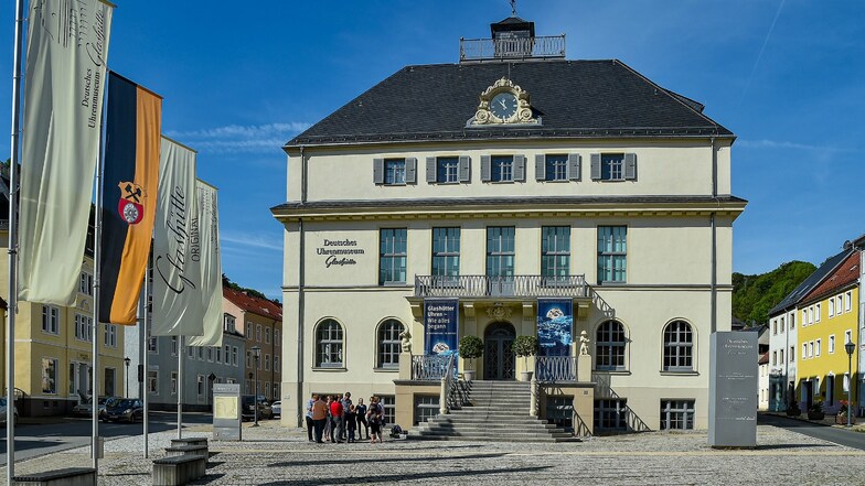 Das Uhrenmuseum prägt die Uhrenstadt Glashütte.
