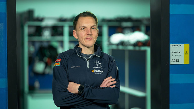 Petteri Kilpivaara kam 2017 als Nachwuchs-Trainer nach Dresden. Hier gründete er eine Familie und will nun als Cheftrainer der Eislöwen Spuren hinterlassen.