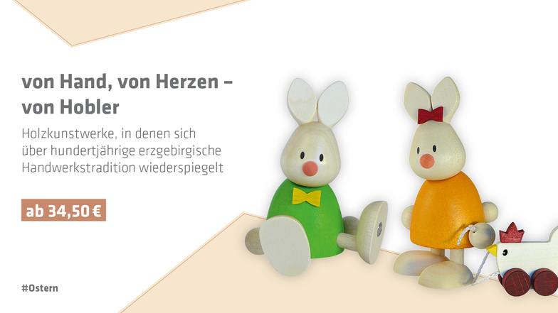Die zwei freundlichen und farbenfrohen erzgebirgischen Osterfiguren Max und Emma sind eine wunderschöne Deko- und Geschenkidee zu Ostern, als Glücksbringer oder als Hingucker für das ganze Jahr. Ahorn- und Buchenholz, in Handarbeit gefertigt. Ca. 7 cm.