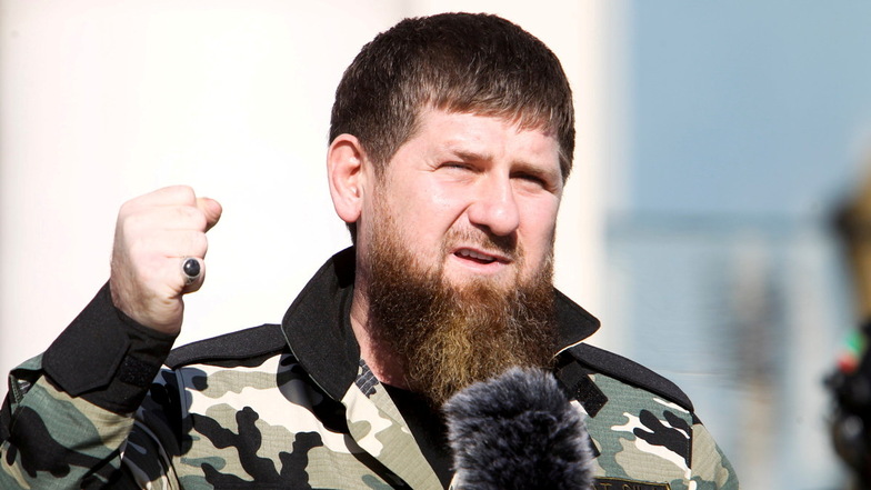 Ramsan Kadyrow, Anführer der russischen Provinz Tschetschenien ist von Putin zum Generaloberst befördert worden.