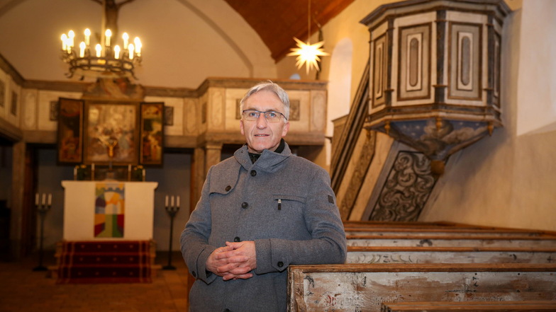 Der Wunsch von Königsbrücks Pfarrer Tobias Weisflog ist es, dass die Hospitalkirche als Kleinod der Stadt wieder mehr genutzt wird.
