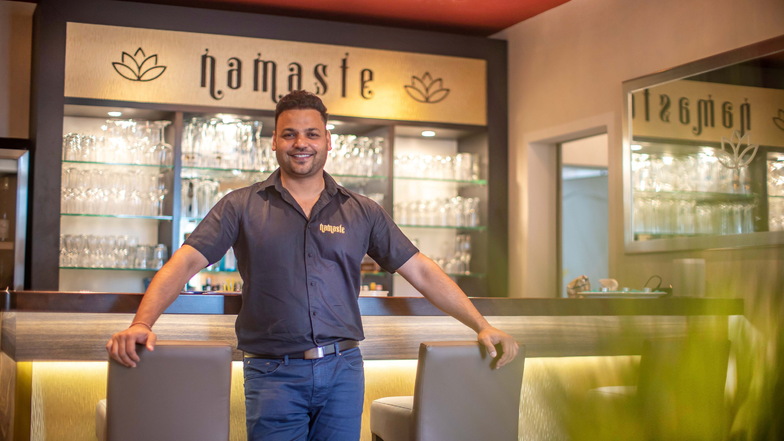 Inhaber Vinod Kumar hat das indische Restaurant "Namaste" erst in diesem Jahr eröffnet und sich damit einen Traum erfüllt.