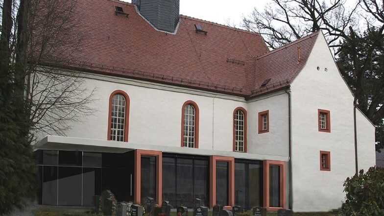 Viel Glas, viel Licht: So soll der geplante Anbau an der Liebethaler Kirche einmal aussehen.