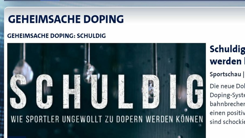 Seit Freitagnachmittag ist die Dokumentation bereits bei sportschau.de zu sehen.