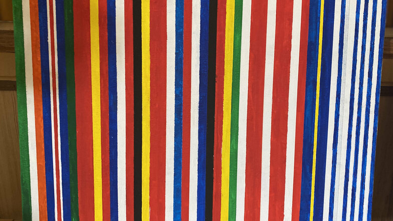 William Kaniuth hat die europäische Einheit "auf das Simpelste reduziert" - auf die Farben in den Flaggen. "Und trotzdem ist die Individualität in der Einheit wiederzuerkennen." 