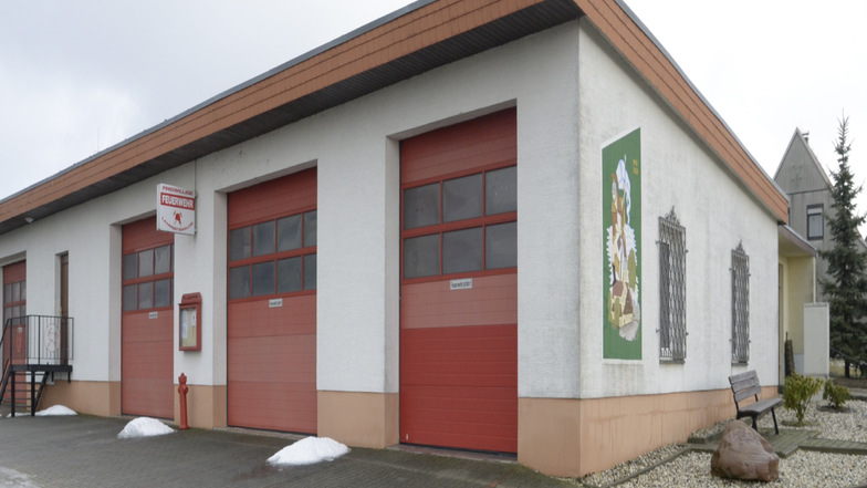 Das Lampertswalder Feuerwehr-Gerätehaus.