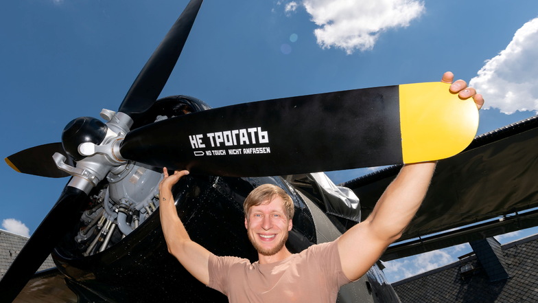 Der Altendorfer Erik Herbert hat es geschafft. Sein außergewöhnliches Feriendomizil, eine Antonov AN2, ist am Start.