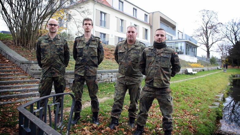 Das Pflegeheim in Bischheim bekommt Hilfe vom Aufklärungsbataillon Gotha der Bundeswehr. Vier Soldaten sind im Einsatz.