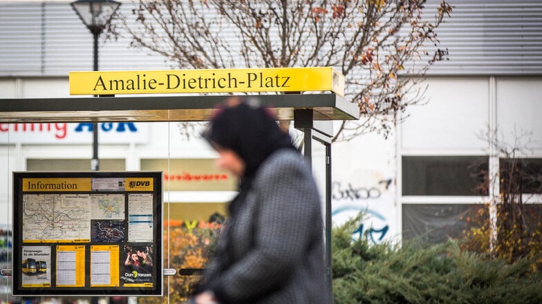 Der Amalie-Dietrich-Platz in Dresden ist ein Mann getötet worden. Der Beschuldigte soll nun angeklagt werden.