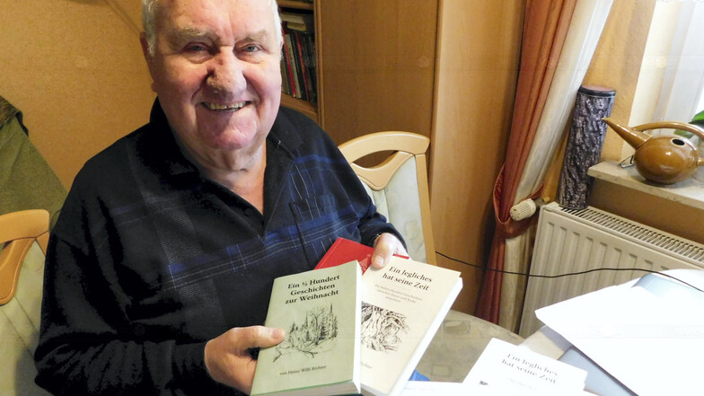 Heinz Willi Richter begann erst als Rentner mit dem Schreiben. Inzwischen hat der Autor aus Weißwasser acht Bücher und zahlreiche Kurzgeschichten, auch für Kinder, veröffentlicht.