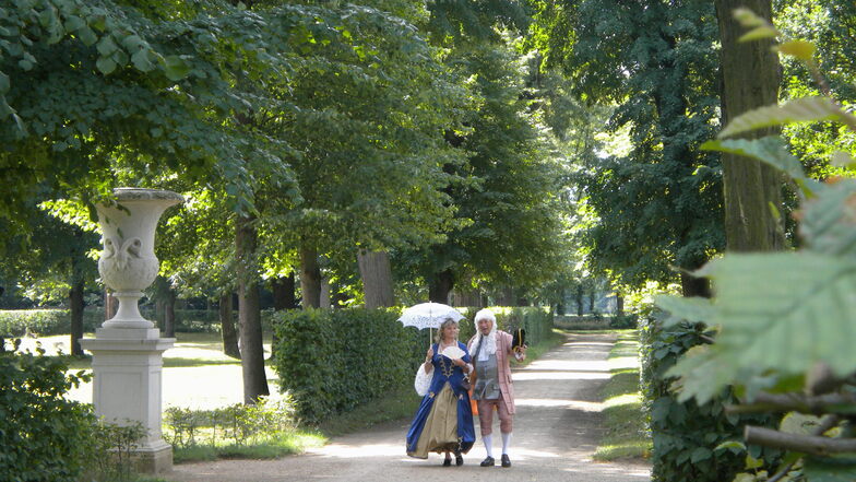 Ein Spaziergang durch den Barockgarten ist zu jeder Jahreszeit ein Erlebnis.
