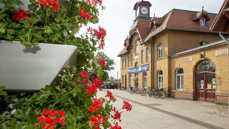 Offizieller Startpunkt ist der Bahnhof in Radebeul-Ost.