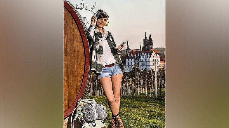 An der Weinsicht Proschwitz tauchen Wanderer im Audioguide zum Sächsischen Weinwanderweg in die Geschichte der Proschwitzer Weinberge ein.