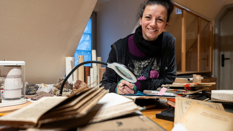 Kathrin Penndorf ist als Dohnaer Museumsleiterin die Verbindung zwischen Ortschronist und Heimatforschern und derzeit dabei recht allein.