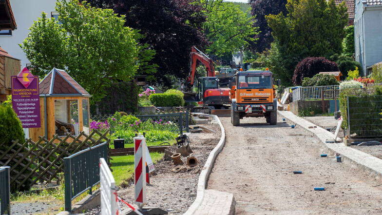 Die Sanierung der Baumschulenstraße in Gombsen steht kurz vor dem Ende.