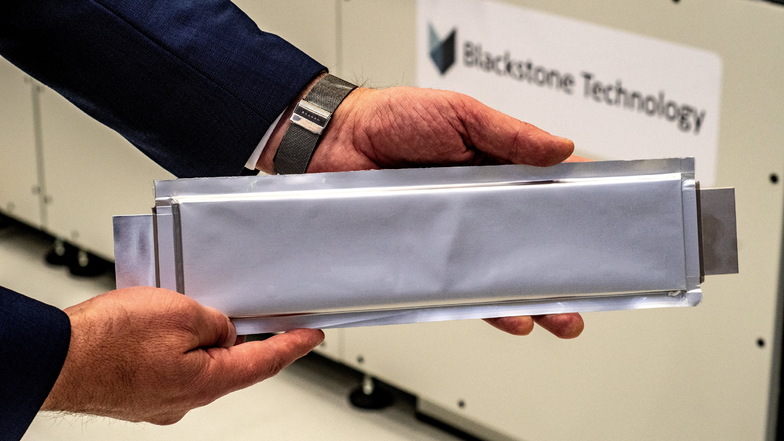 In ihrem Döbelner Werk hat die Firma Blackstone Technology die Serienproduktion von Batteriezellen aufgenommen.