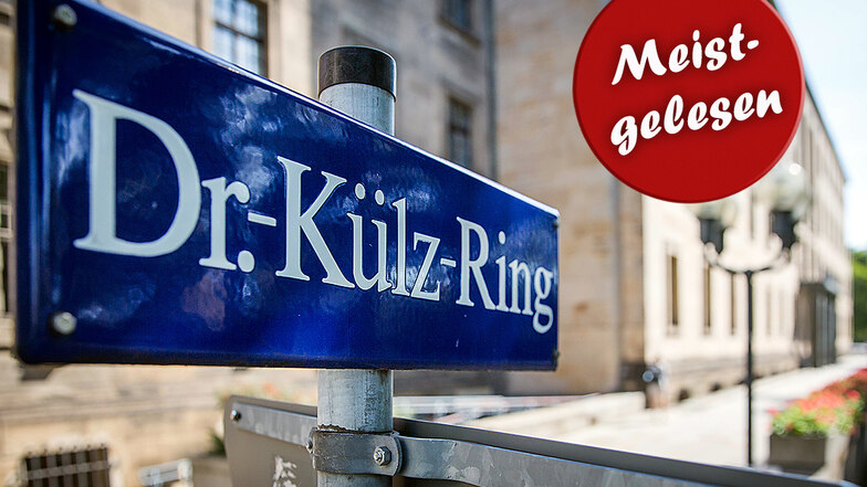 Die Straße am Dresdner Rathaus heißt Dr.-Külz-Ring. Ob das so bleibt, wird derzeit diskutiert.