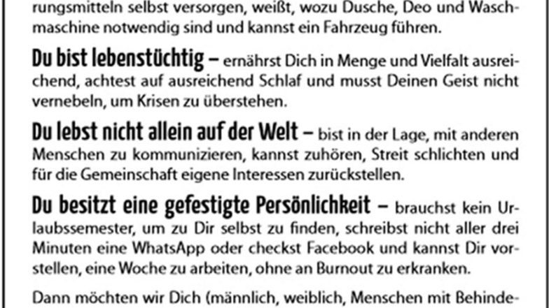 Mit diesem Text, der Ende Januar auch in der SZ erschien, suchte Jörg Schaldach nach einem neuen Bestatter oder einer Bestatterin. Was er damit auslösen wurde, ahnte er da noch nicht.