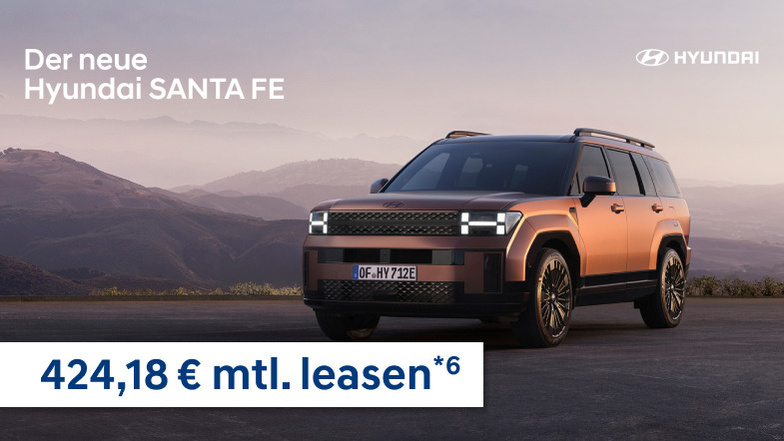 Von der Stadt in die freie Natur: Der Hyundai SANTA FE bietet jetzt noch mehr Platz und eignet sich optimal für individuelle Trips in die freie Natur und Ausflüge mit der gesamten Familie. Neueste Technologie-Standards und eine komfortable Innen­ausstattung runden den Auftritt des Flaggschiffs gekonnt ab. (Hyundai SANTA FE Hybrid Prime 1.6 T-GDi 158kW (215PS) 2WD A/T Energieverbrauch kombiniert 6,9-6,4l/100km; CO₂-Emissionen kombiniert 157-145g/km; CO₂-Klasse F-E.*)