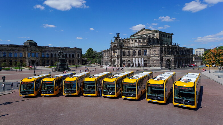 Erste Dresdner Buslinie fährt jetzt rein elektrisch