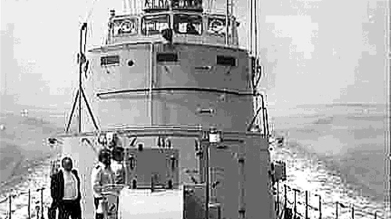 Die V85 war ein Erprobungsschiff der Marine.