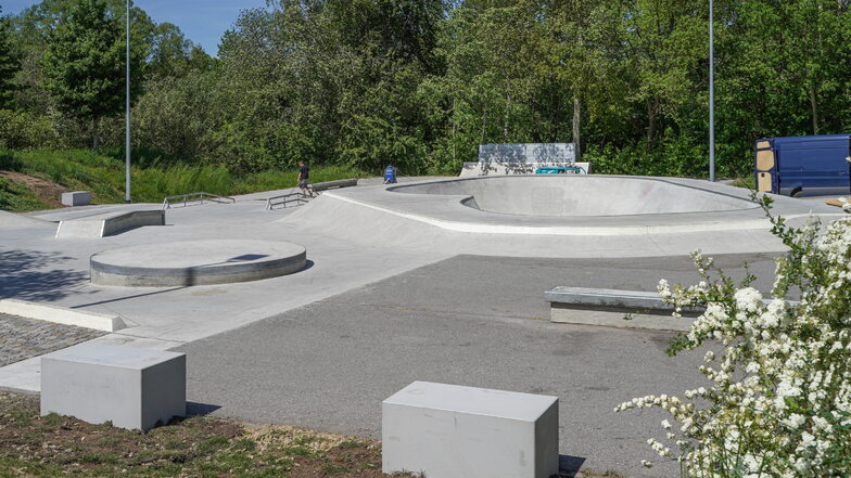 So sieht Bautzens neuer Skatepark im Stadtteil Gesundbrunnen aus. Hier findet am Sonnabend erstmals ein Skate-Contest statt.