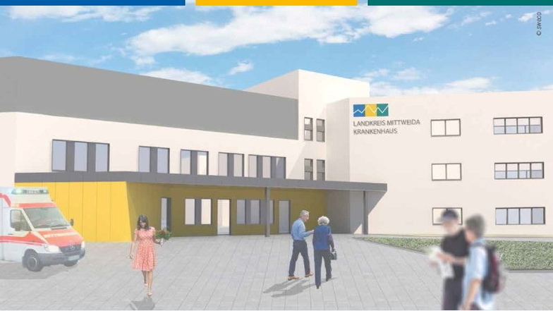 Am Klinikum entsteht für 40 Millionen Euro ein Neubau.