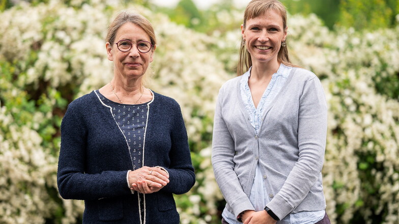 Christiane Lammert und Anett Pursche beraten Schwangere im Landkreis Görlitz.