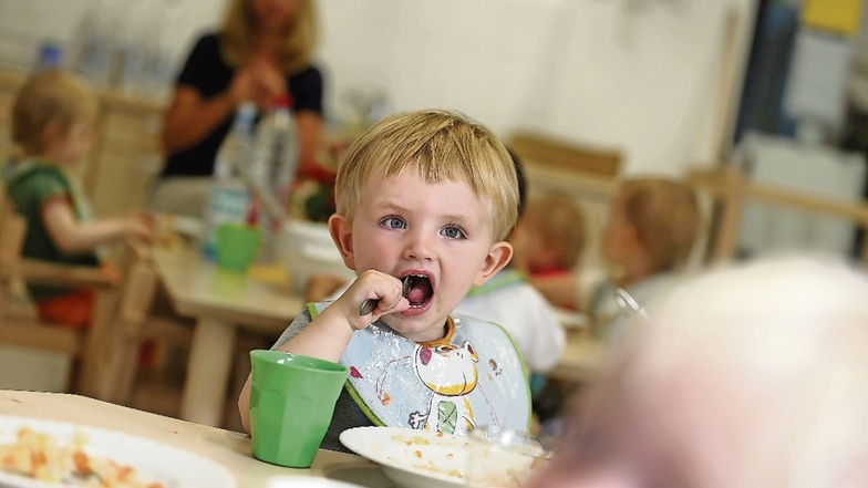 In Radebeul wurden die Preise fürs Mittagessen in den Kindergärten in den letzten drei Jahren schrittweise erhöht.