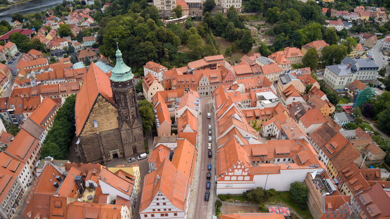 Blick auf die Pirnaer Altstadt: Wie wird sie der künftige Beigeordnete entwickeln?
