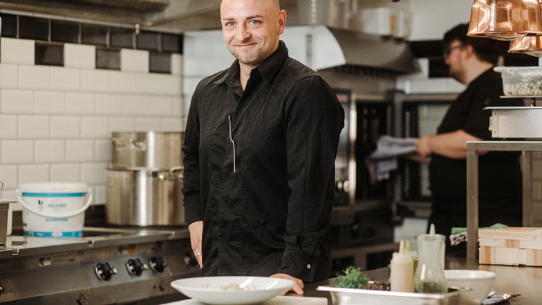 Martin Seifried ist neuer Küchenchef im "Quartier 5" in Gohrisch. "Wir wollen den Gästen Sternegastronomie beibringen - zu einem bezahlbaren Preis."