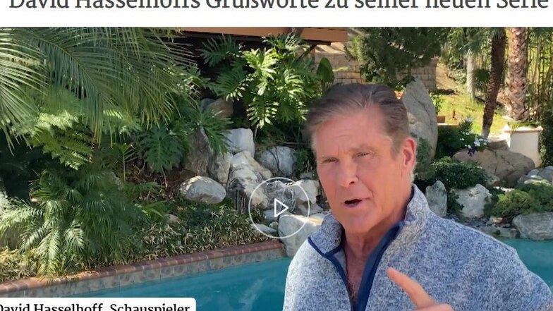 In einem Video bestätigt David Hasselhoff (68), dass er nach Deutschland kommt.