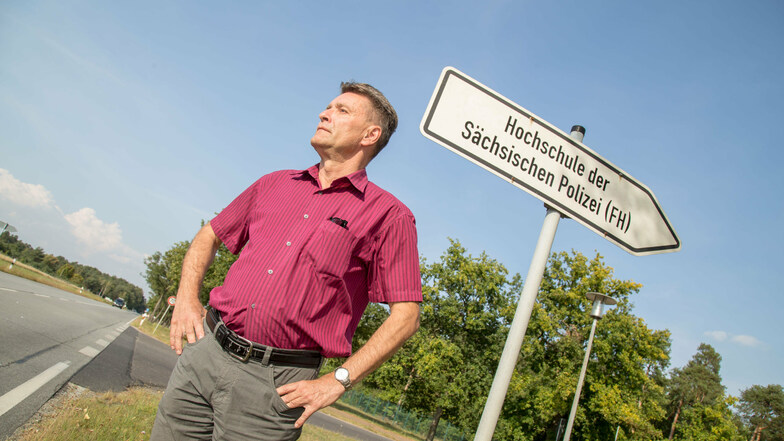 Frank-Dieter Schiller und die Hochschule der sächsischen Polizei in Rothenburg gehen getrennte Wege.