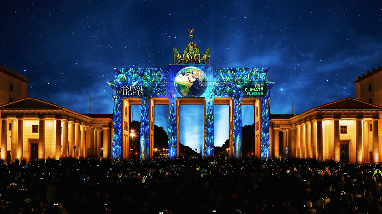 Festival of Lights hüllt Berlin in bunte Farben
