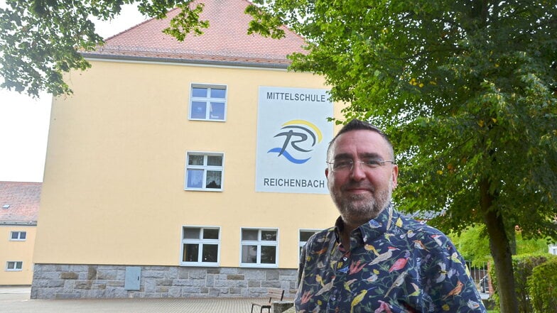 Schulleiter Martin Cichon drängt auch auf Investitionen in seiner Reichenbacher Oberschule.