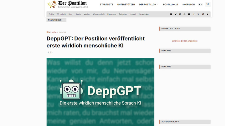 "DeppGPT": Satire-Website lässt motzenden Chatbot auf Nutzer los