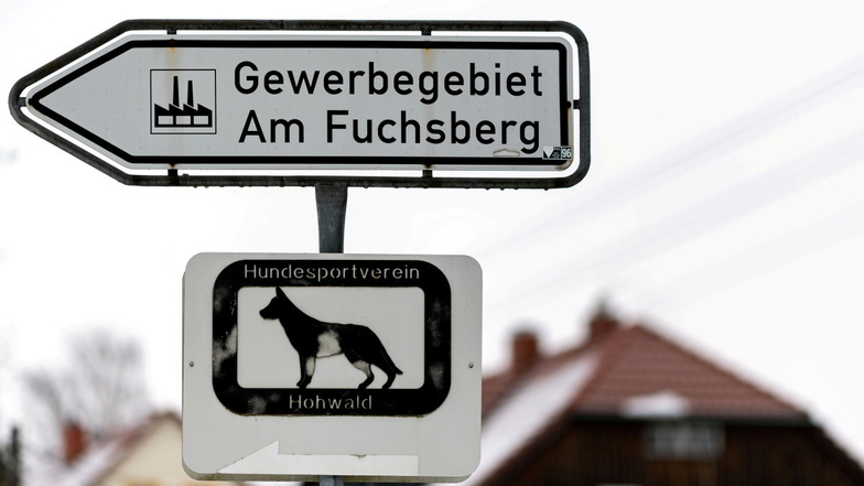 Das Gewerbegebiet "Am Fuchsberg" erhält eine neue Abbiegespur.