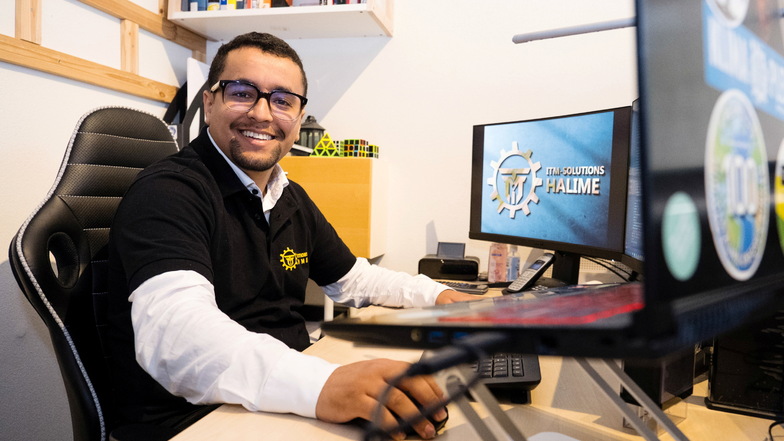 Anass Halime aus Marokko ist Inhaber der Softwareentwicklungsfirma ITM-Solutions Halime. Er hat sein Büro auf der Elisabethstraße 22 in Görlitz.