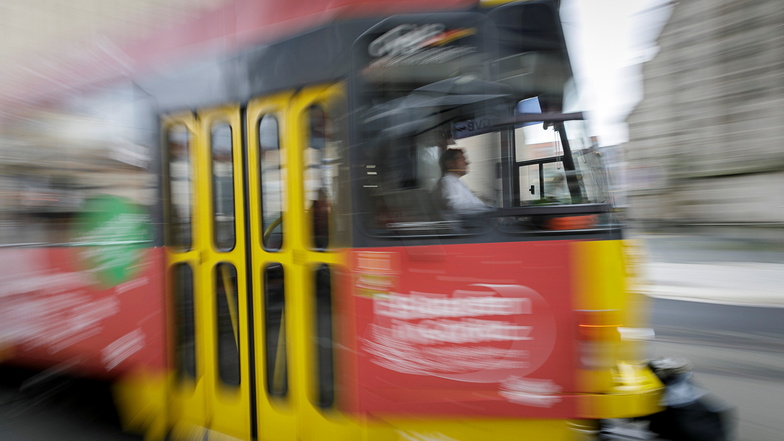 Görlitzer Straßenbahn havariert am Weinberg