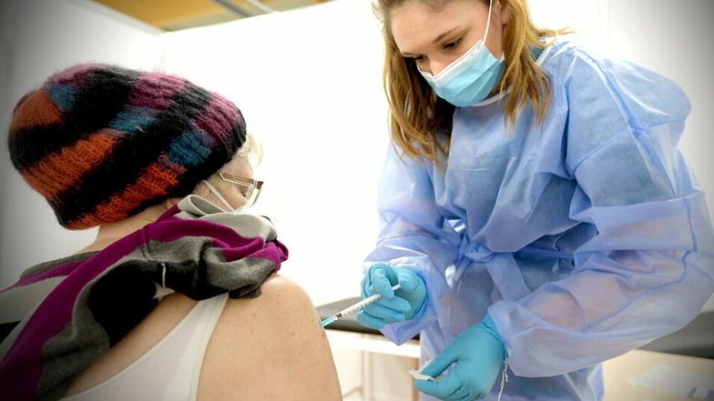 Im Löbauer Impfzentrum ist wieder mehr zu tun als in den vergangenen Wochen.