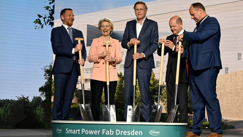 "Spatenstich" für Infineons Milliardenprojekt in Dresden