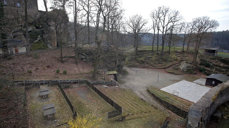 Der Hohnsteiner Burggarten soll als erste große Baumaßnahme umgestaltet werden.